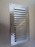 5" x 9" Stainless steel vent