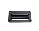 3" x 5-1/2" ABS vent, black