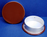 2.5" Round Plug, brown