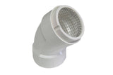 3" round PVC Termination Vent