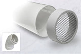 3" round PVC Termination Vent