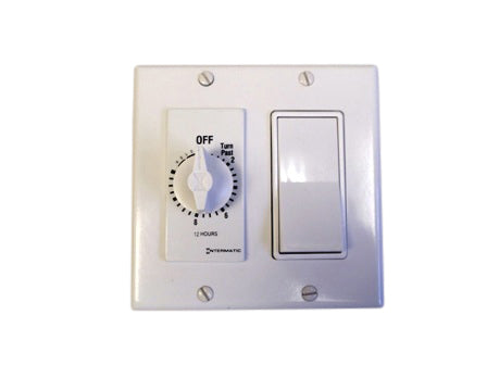 2 speed switch and timer package - white