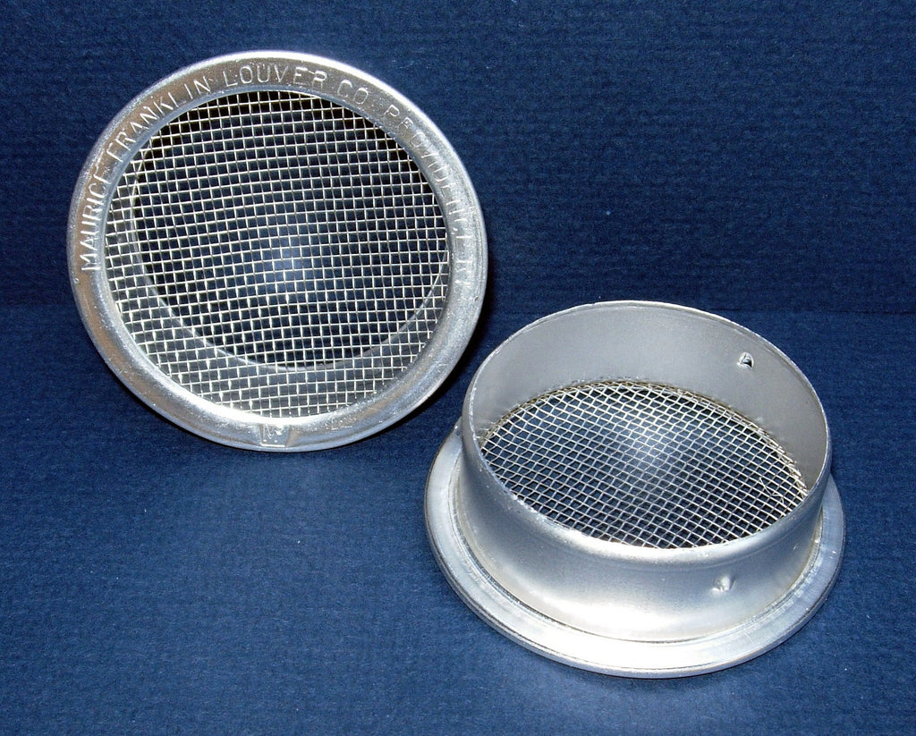 2.5" Round Open Screen Vent, mill